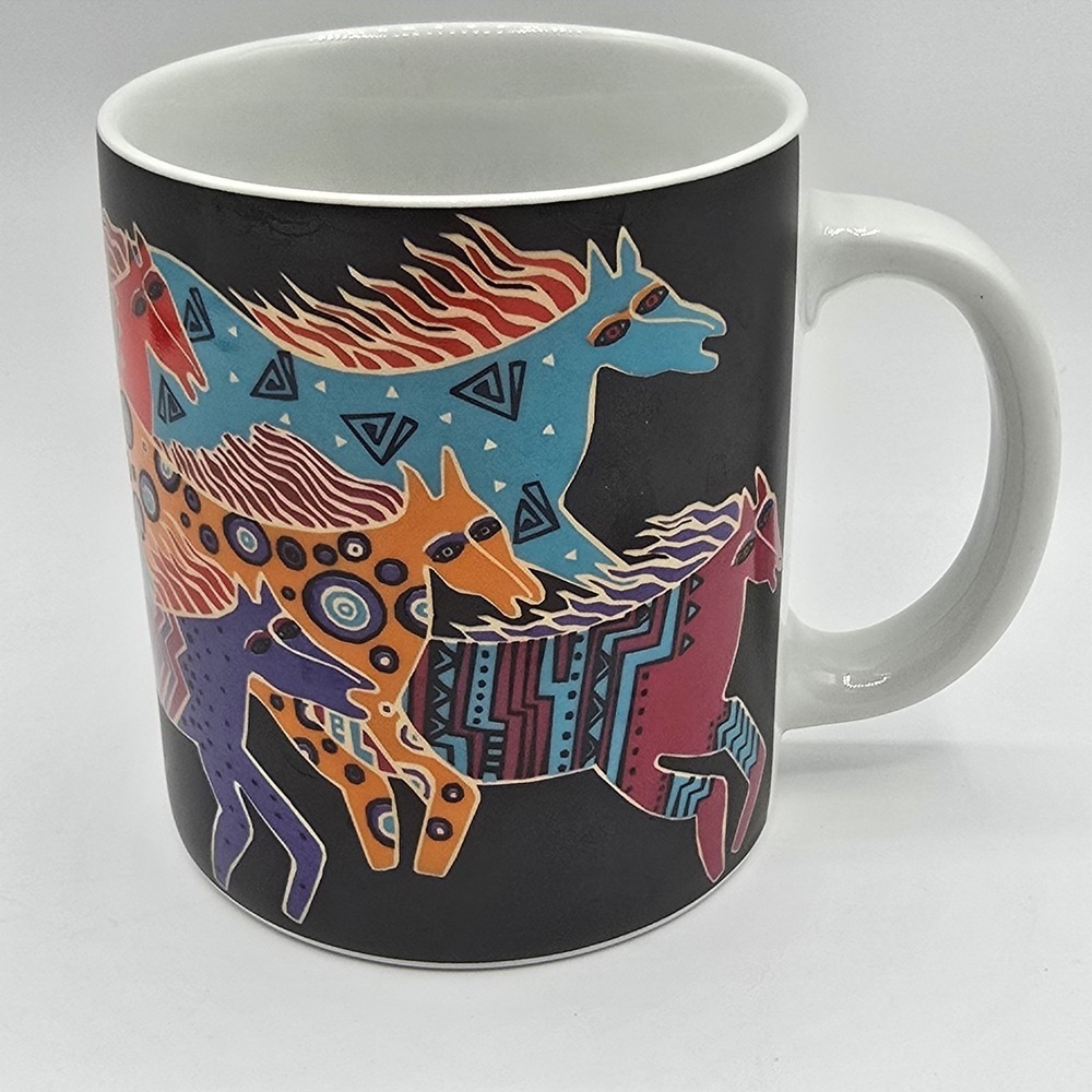 Vtg LAUREL BURCH MYTHICAL MENAGERIE HORSE Running MUG‎ 1995